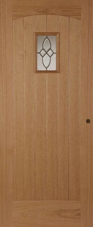 Oak Cottage Lead Light Glazed External Door - Mendes Doors