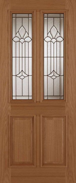 Oak Derby Chameleon RM1S Sidelight External Door - Mendes Doors