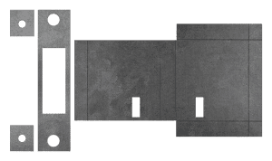 Atlantic Deadlock - 3LK Intumescent Lock Kit FD60 1mm