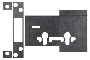 Atlantic Deadlock - Euro & 5LK Intumescent Lock Kit FD30 0.8mm