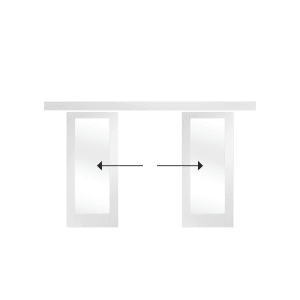 Easi-Glide White Primed Gliding Door Frame - XL Joinery Doors