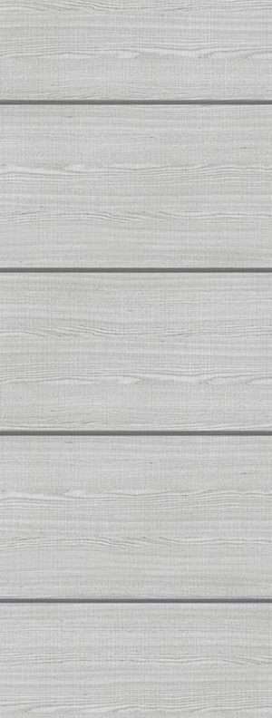 Flush Light Grey Ash Internal Door Horizontal Inlay FD60 6mm Lipping FSC - Deanta Doors