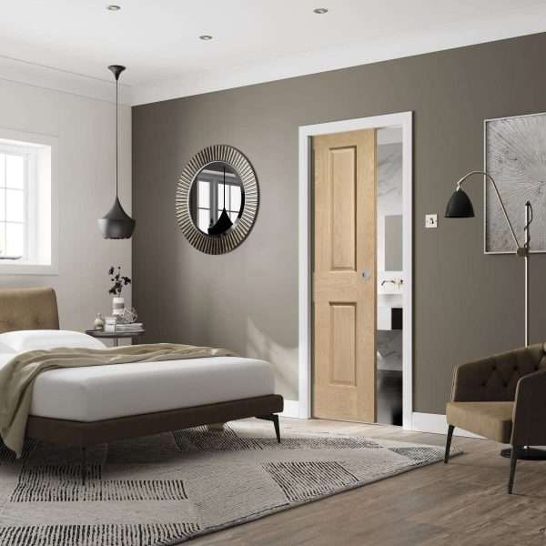 Victorian 4 Panel Pre-Finished Internal Oak Door - XL Joinery Doors - Image 5