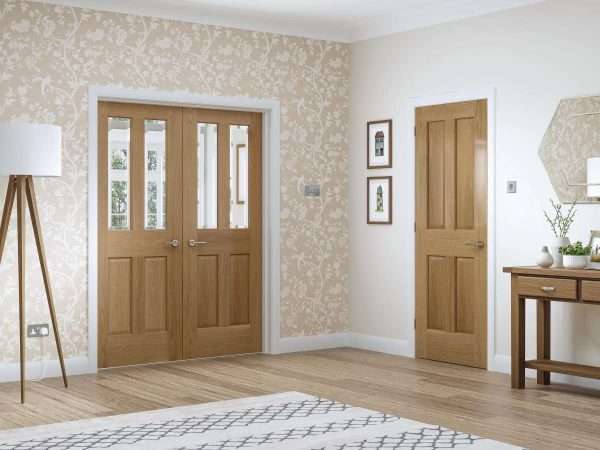 Victorian 4 Panel Pre-Finished Internal Oak Door - XL Joinery Doors - Image 4