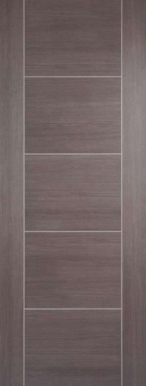 Vancouver Laminated Medium Grey Laminated Internal Door - LPD Doors