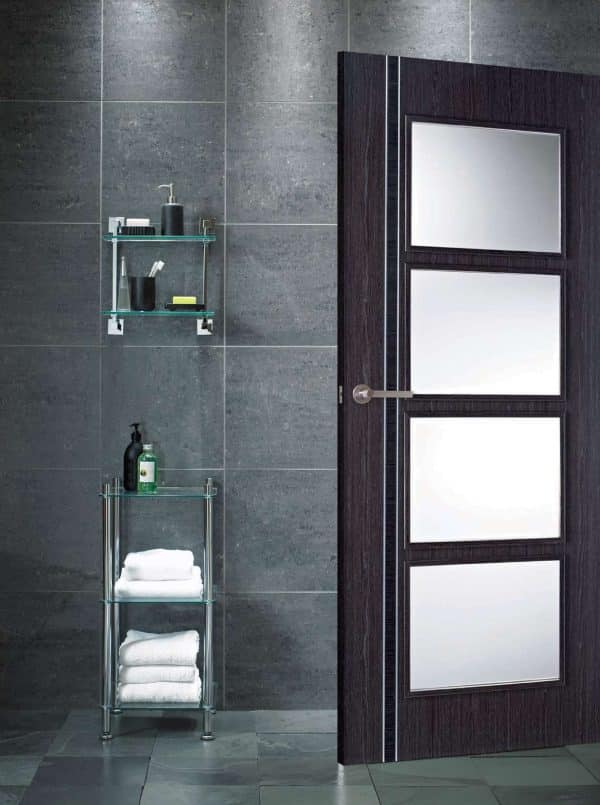 Zanzibar 4L Pre-Finished Ash Grey internal Door -LPD Doors - Image 2