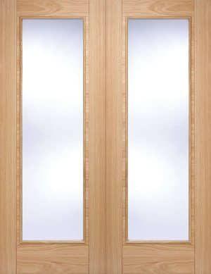 Vancouver Pair Pre-Finished Oak Internal Door - LPD Doors