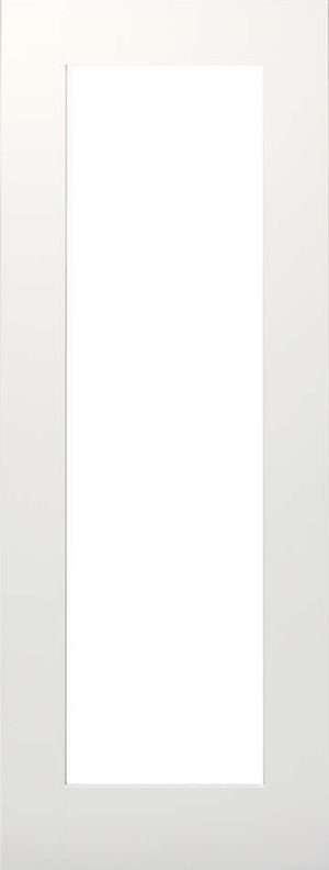 Denver White Primed Glazed Internal Door - Deanta Doors